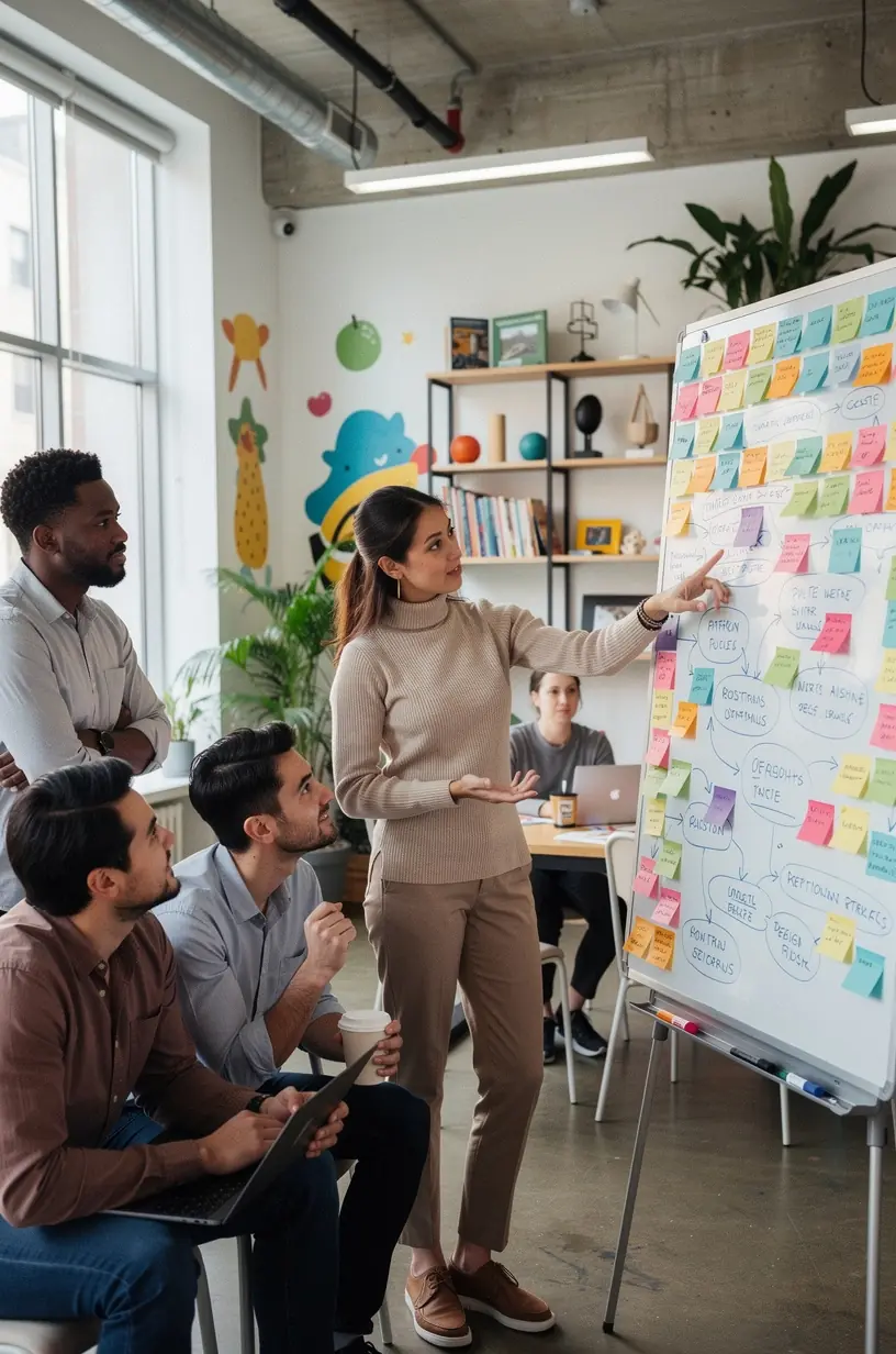 Illustration of balanced scales representing work-life harmony