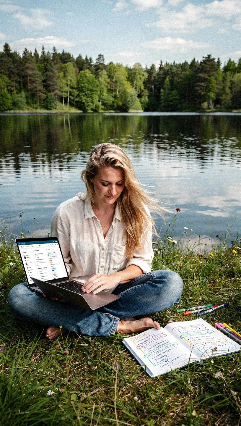 Professional business solutions illustration